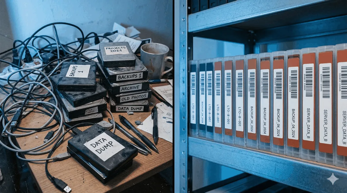 Backup et archive, ce n'est pas la même ligne budgétaire